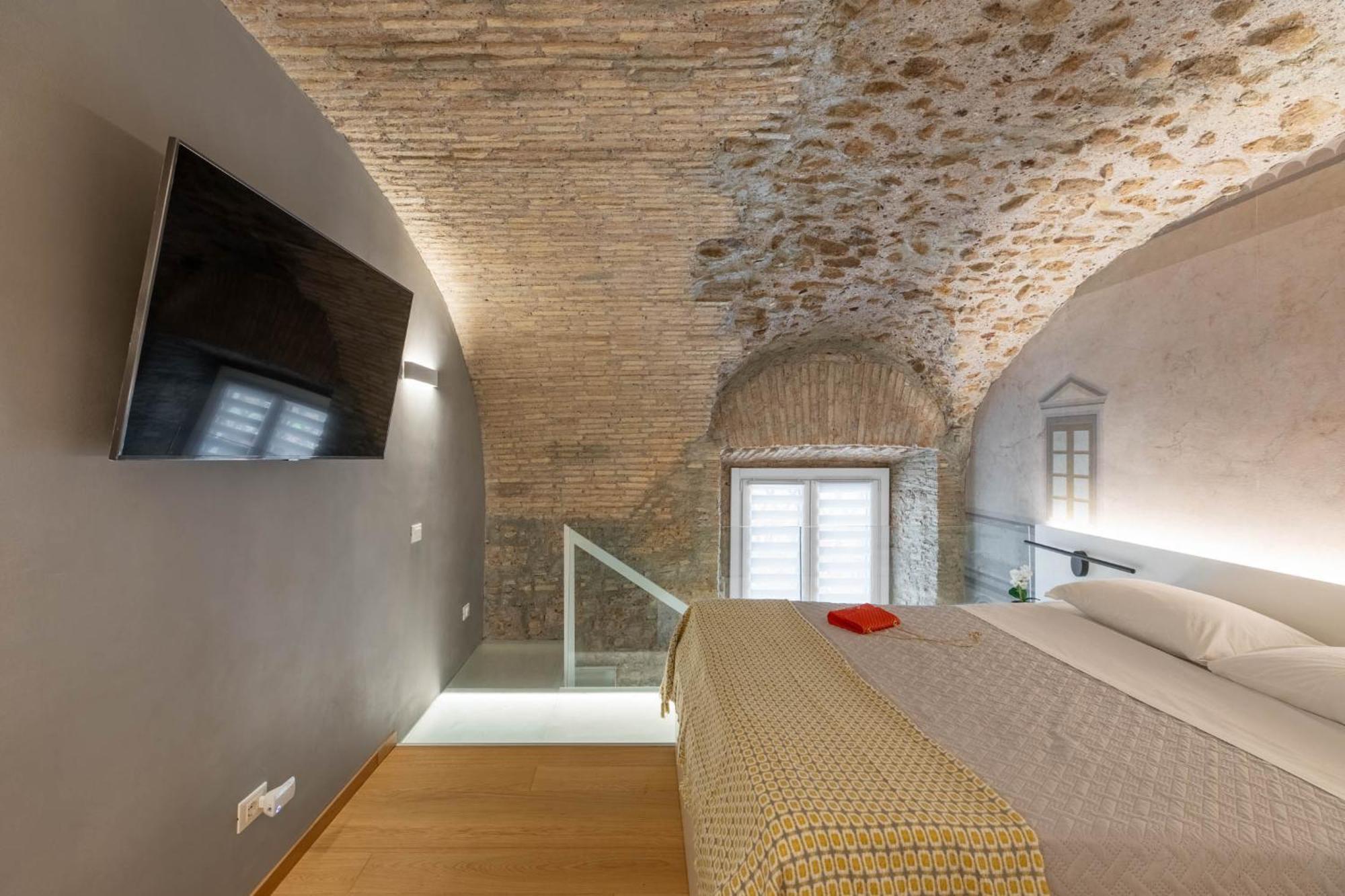 Iflat Glass And Stone Loft Lejlighed Rom Eksteriør billede