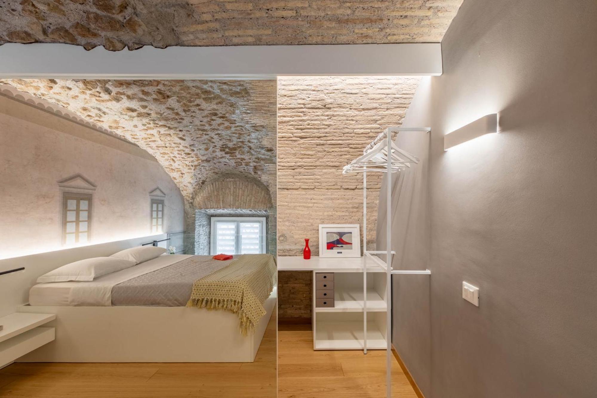 Iflat Glass And Stone Loft Lejlighed Rom Eksteriør billede