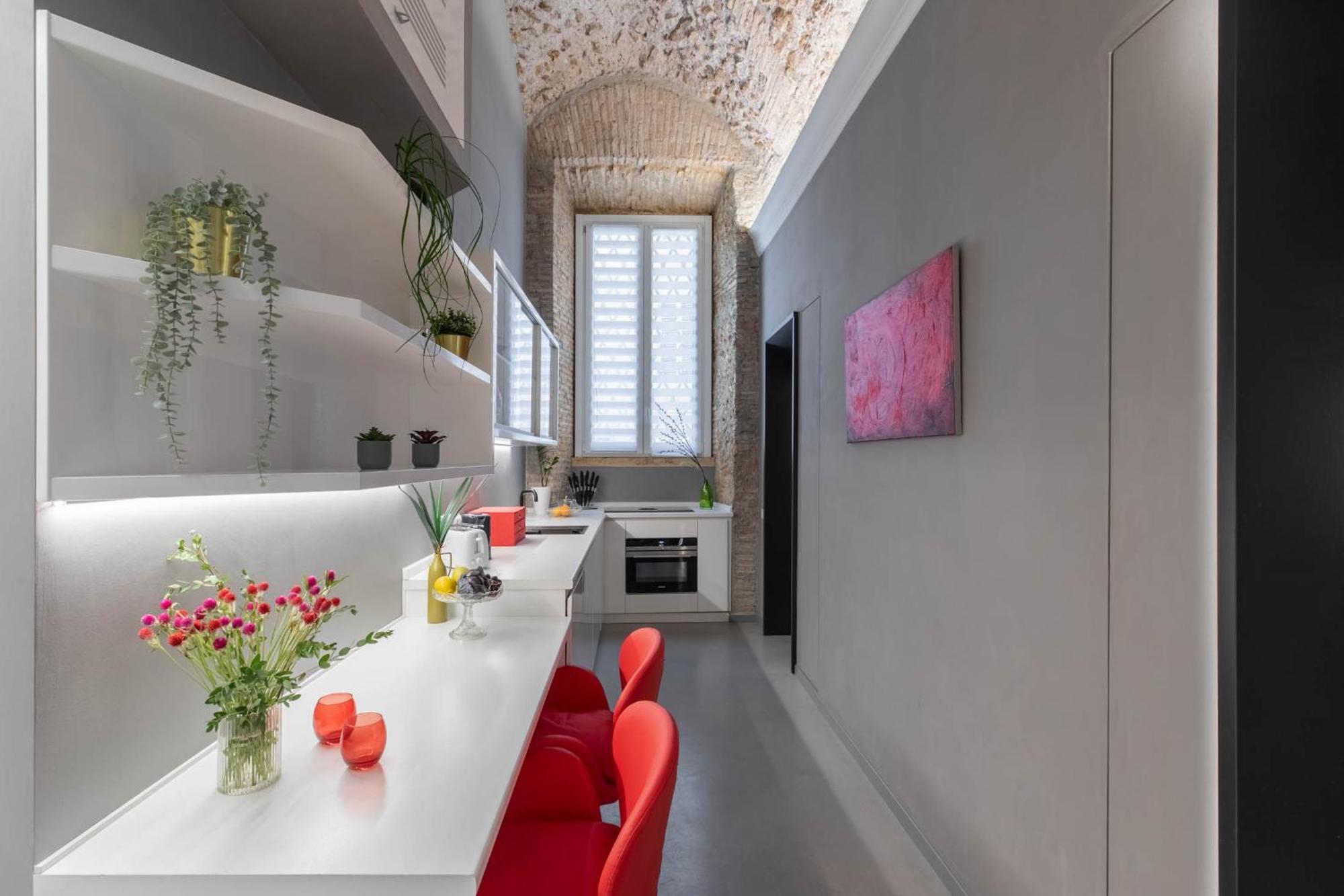 Iflat Glass And Stone Loft Lejlighed Rom Eksteriør billede