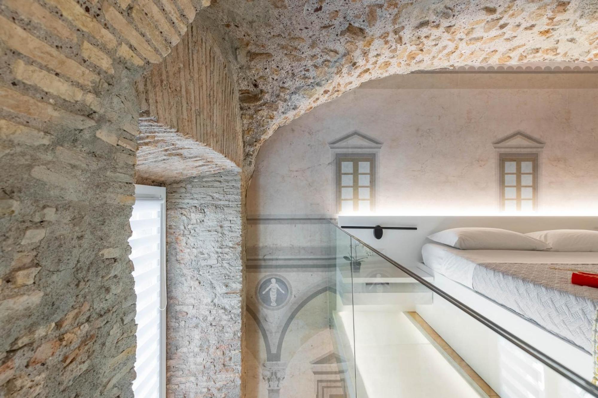 Iflat Glass And Stone Loft Lejlighed Rom Eksteriør billede