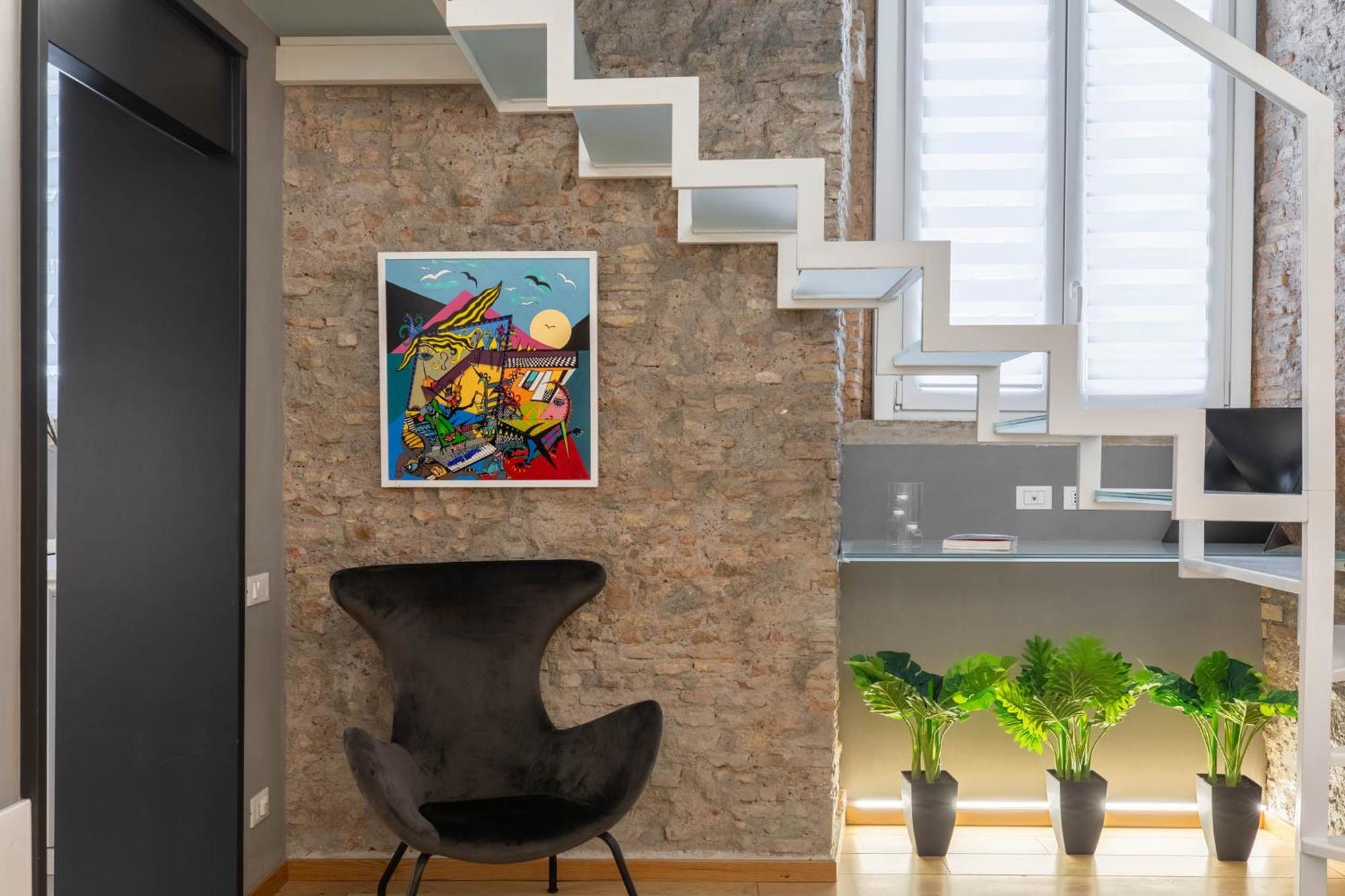 Iflat Glass And Stone Loft Lejlighed Rom Eksteriør billede